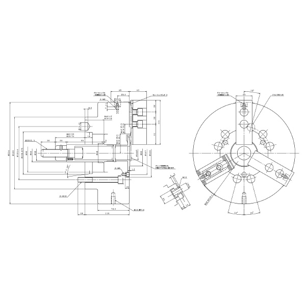 豊和工業（株） セレーテッドチャック H01MA セレーテッドチャック H01MA10 A6-J