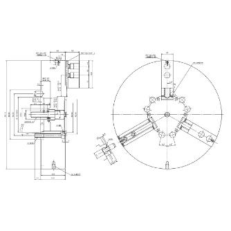 豊和工業（株） セレーテッドチャック H01MA セレーテッドチャック H01MA24 A11-J