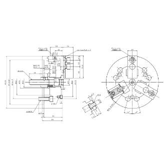 豊和工業（株） ロングジョーストロークチャック H022M ロングジョーストロークチャック H022M-6