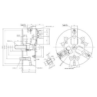 豊和工業（株） ロングジョーストロークチャック H022M ロングジョーストロークチャック H022M-8