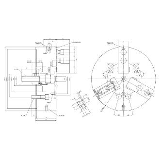 豊和工業（株） ロングジョーストロークチャック H022M ロングジョーストロークチャック H022M-12