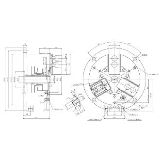 豊和工業（株） ステーショナリチャック H012D ステーショナリチャック H012D-6