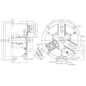 豊和工業（株） ステーショナリチャック H012D ステーショナリチャック H012D-8
