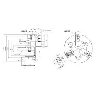 豊和工業（株） ロングジョーストロークチャック H022M ロングジョーストロークチャック H022M-5