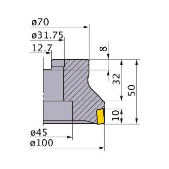 三菱マテリアル（株） カッタ 肩削り用(アーバタイプ) VOX400 カッタ　肩削り用（アーバタイプ） VOX400R10012D
