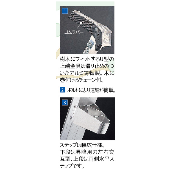長谷川工業（株） 枝打はしご EH 枝打はしご EH-45