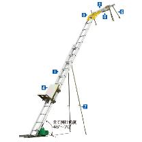 長谷川工業（株） アルミ製瓦揚機 マイティパワー NJP