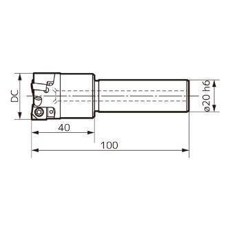 住友電気工業（株） アルミニウム合金用高能率カッタ SRF アルミニウム合金用高能率カッタ SRF40R-ST