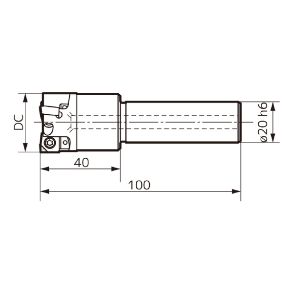 住友電気工業（株） アルミニウム合金用高能率カッタ SRF アルミニウム合金用高能率カッタ SRF40R-ST