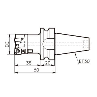 住友電気工業（株） アルミニウム合金用高能率カッタ SRF アルミニウム合金用高能率カッタ SRF30R-BT30
