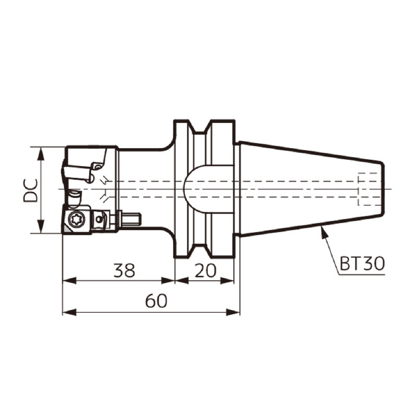 住友電気工業（株） アルミニウム合金用高能率カッタ SRF アルミニウム合金用高能率カッタ SRF30R-BT30