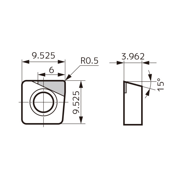 住友電気工業（株） スミダイヤ カッタチップ NF-SNEW-R スミダイヤ　カッタチップ NF-SNEW09T3ADTR-R DA2200