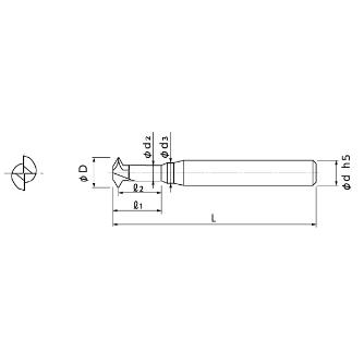 日進工具（株） マイクロねじ切り工具 MMTS マイクロねじ切り工具 MMTS S0.1X0.15