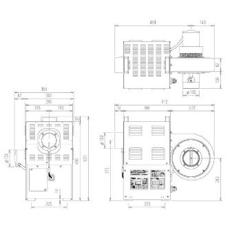 （株）スイデン 熱風機 SHD 熱風機 SHD-9F2