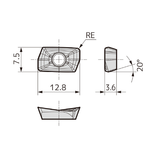 住友電気工業（株） カッタチップ AOET-F カッタチップ AOET11T312PEER-F ACU2500