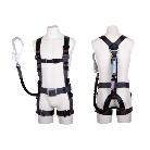 藤井電工（株） フルハーネス型墜落制止用器具セット品 飛燕ハーネスシングルランヤード付(ノビロン)