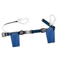 藤井電工（株） 胴ベルト型墜落制止用器具 2丁掛け ワンハンドリトラ+SRリトラ(ランヤード+補助ロープ)