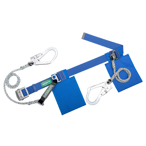 藤井電工（株） 胴ベルト型 2丁掛け ロープ式+ロープ式 墜落制止用器具　胴ベルト型　２丁掛け TB-SAF-2-593S-BL4-M-JAN-BP