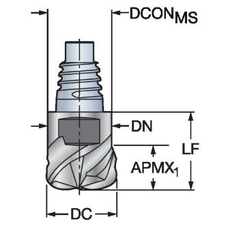 サンドビック（株） コロミル316 ヘッド 【E】 316 コロミル３１６ヘッド　【Ｅ】 316-10HM350-10015P 1730