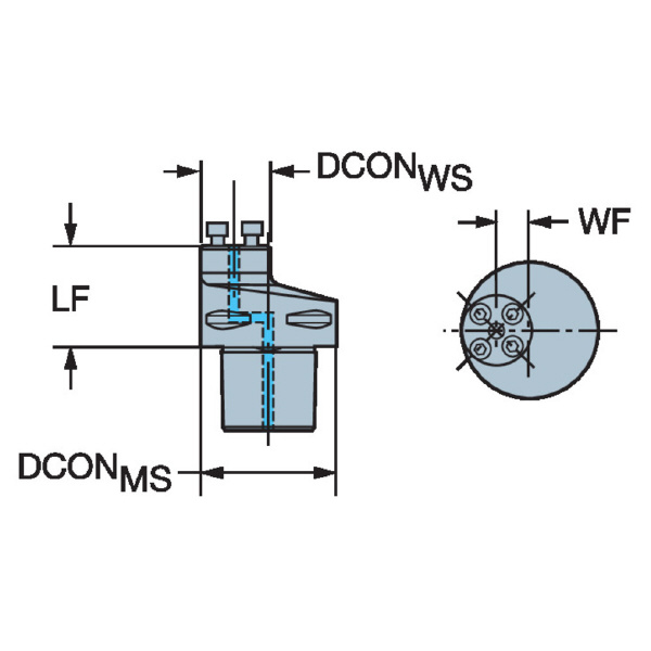 サンドビック（株） コロターンSL アダプタ C8-570 コロターンＳＬ　コロマントキャプト【Ｆ】 C8-570-40-LGM
