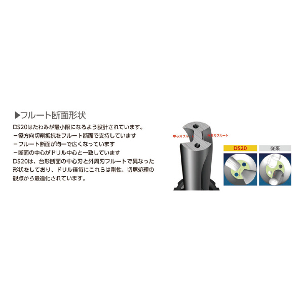 サンドビック（株） コロドリルDS20 【F】 DS20 コロドリルＤＳ２０　【Ｆ】 DS20-D1500L20-05