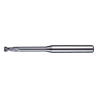 日進工具（株） 銅電極加工用ロングネックラジアスエンドミル DHR237R 銅電極加工用ロングネックラジアスＥＭ DHR237R 0.4XR0.1X2