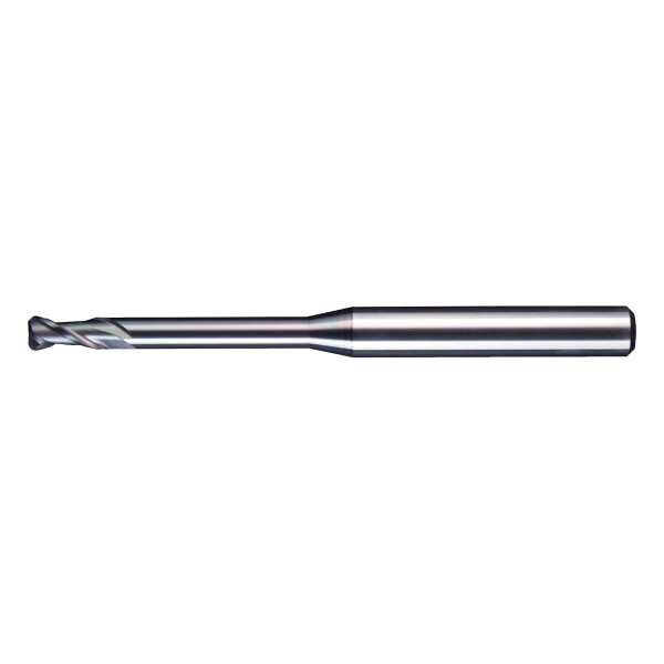 日進工具（株） 銅電極加工用ロングネックラジアスエンドミル DHR237R 銅電極加工用ロングネックラジアスＥＭ DHR237R 0.4XR0.1X2