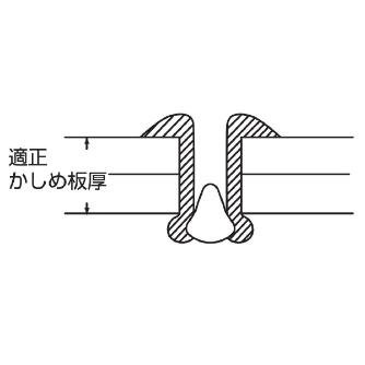 （株）ロブテックス リベット/エコパック35 NST リベット／エコパック（３５本入） NST45MP