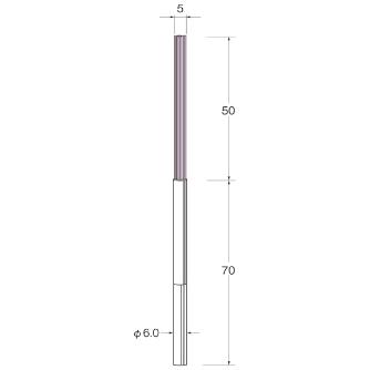 日本精密機械工作（株） クリストンブリッスル 交差穴用 軸径φ6 B クリストンブリッスル　交差穴用　１本 B9072
