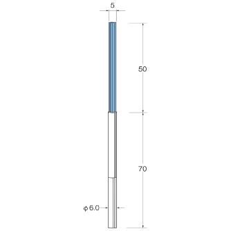 日本精密機械工作（株） クリストンブリッスル 交差穴用 軸径φ6 B クリストンブリッスル　交差穴用　１本 B9075