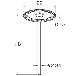 日本精密機械工作（株） 電着ダイヤモンドディスク 両面電着 軸径φ2.34 D 電着ダイヤモンドディスク　両面電着 D9329