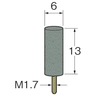 日本精密機械工作（株） ラビン砥石(一般用) ネジ込み式砥石 R ラビン砥石　一般用　ネジ込み式砥石１０本 R4872