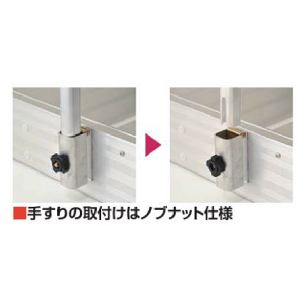 （株）ピカコーポレイション 手すり SWJ用 はしごオプション　ＳＷＪ用手すり SWJ-TEP2B