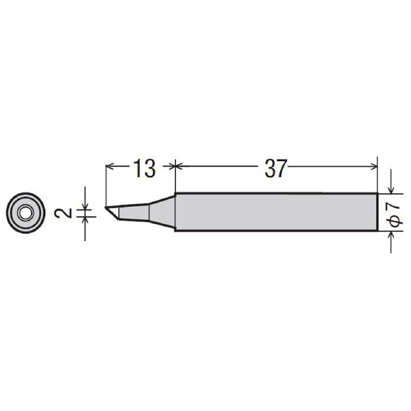 太洋電機産業（株） 交換こて先 PX-2RT 交換こて先 PX-2RT-2BC