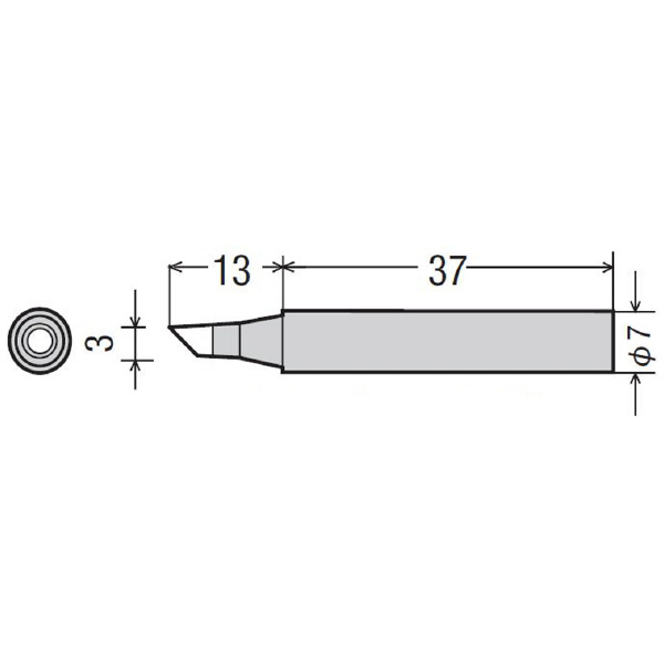 太洋電機産業（株） 交換こて先 PX-2RT 交換こて先 PX-2RT-3BC