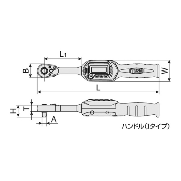 ＴＯＮＥ（株） ラチェットデジトルク T2DT ラチェットデジトルク T2DT30H