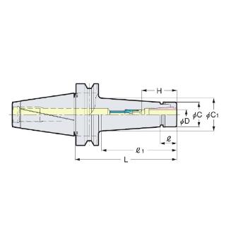 （株）日研工作所 高速回転用スリムチャック MBT-SKT 高速回転用スリムチャック MBT50-SKT10C-105P