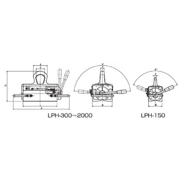 カネテック（株） 永磁リフマ LPH 永磁リフマ LPH-2000