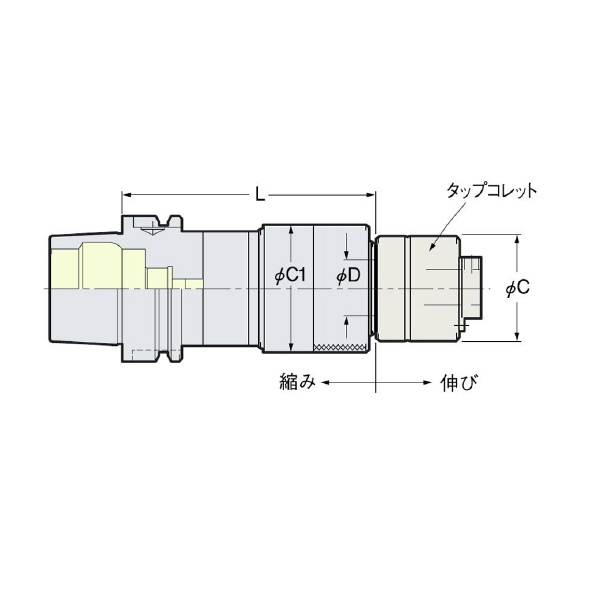 （株）日研工作所 タッパチャック HSK-Z タッパチャック HSK63A-Z12-120