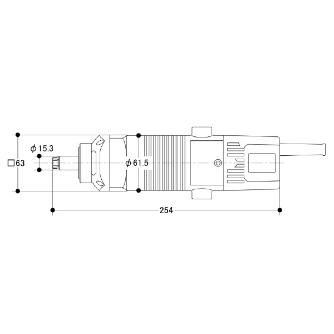 日本精密機械工作（株） 小型精密ハンドグラインダー L-4TP 小型精密ハンドグラインダー L-4TP