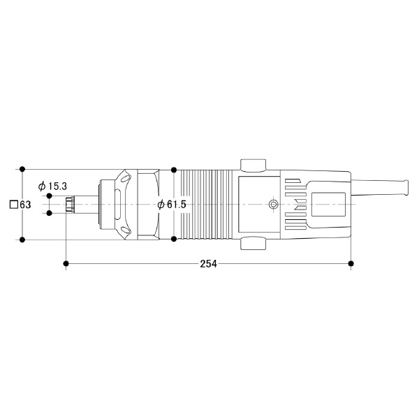 日本精密機械工作（株） 小型精密ハンドグラインダー L-4TP 小型精密ハンドグラインダー L-4TP