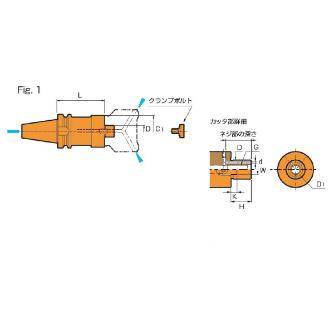 （株）ＭＳＴコーポレーション カッタ用アーバ BT50-FMH カッタ用アーバ BT50-FMH22.225-47-90