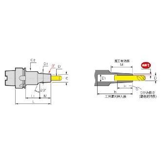 （株）ＭＳＴコーポレーション スリムライン モノ3° A50-SLSA スリムライン　モノ３° A50-SLSA8-95-M42