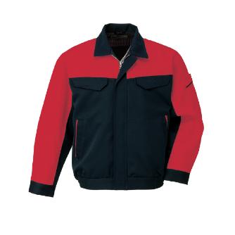 日新被服（株） ブルゾン 6306-106 ブルゾン 6306-106-BIG ﾌﾞﾗｯｸXﾚｯﾄﾞ