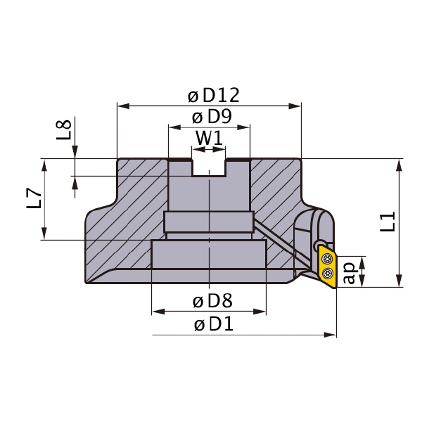 三菱マテリアル（株） カッタ 多機能用(アーバタイプ) AXD カッタ　多機能用（アーバタイプ） AXD4000-100A06RB