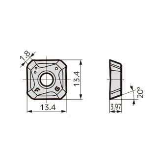 住友電気工業（株） カッタチップ SEMT-FG カッタチップ SEMT13T3AGSR-FG ACP100