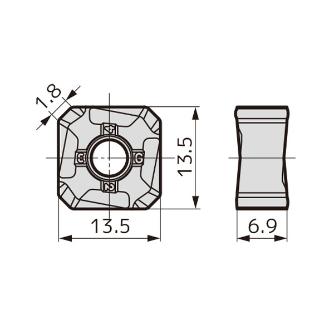 住友電気工業（株） カッタチップ SNMT-G カッタチップ SNMT13T6ANER-G ACP100