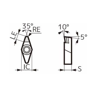 住友電気工業（株） スミダイヤ スローアウェイチップ VNMX スミダイヤ　スローアウェイチップ VNMX160408 DA150