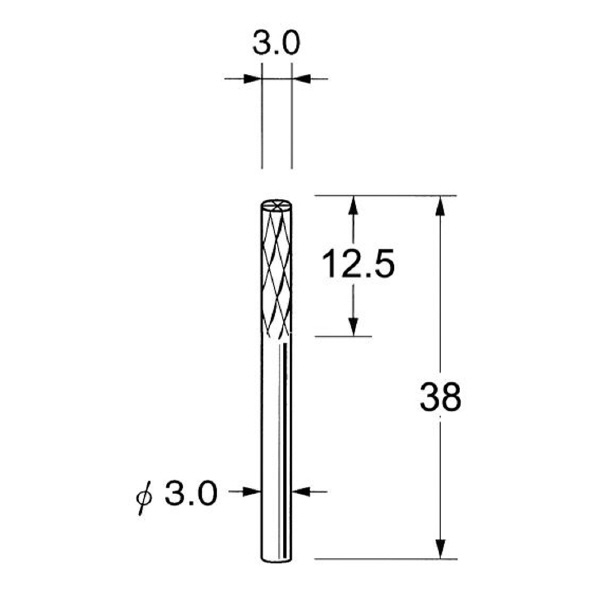 日本精密機械工作（株） FRP用超硬カッター エンド刃タイプ K ＦＲＰ用超硬カッター　エンド刃タイプ K8733