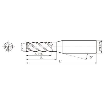 住友電気工業（株） GSX MILL 4枚刃エンドミル 防振タイプ GSXVL4000-2.5D ＧＳＸ　ＭＩＬＬ　４枚刃エンドミル　防振 GSXVL4050-2.5D ACF20
